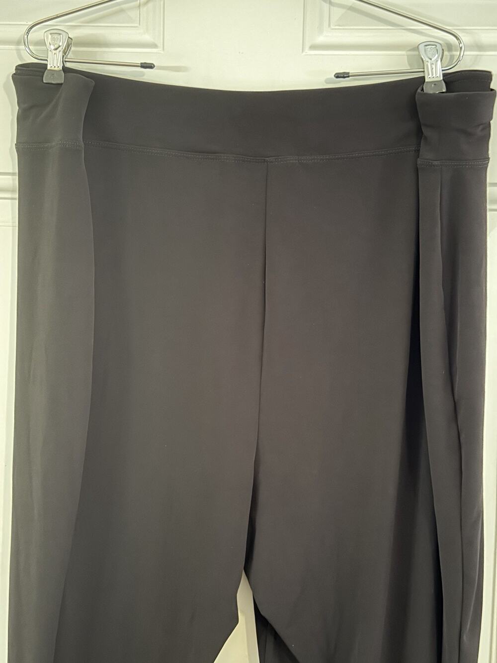 Susan Graver Modern Essentials 3XP Black Pull-On Pants Womens Stretch Petites
